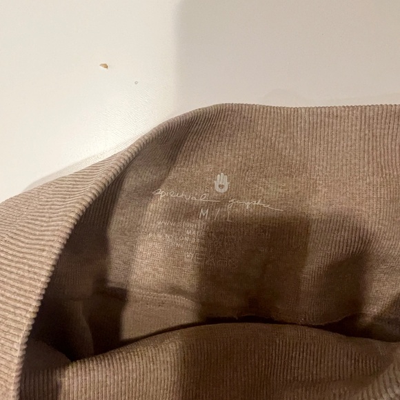 Spiritual Gangster Tan Workout Tank Top - Picture 3 of 3